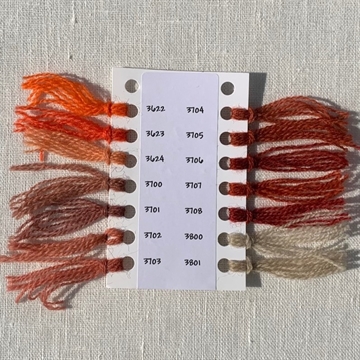 HF Orginal uld - 3622-3801 rødbrune nuancer